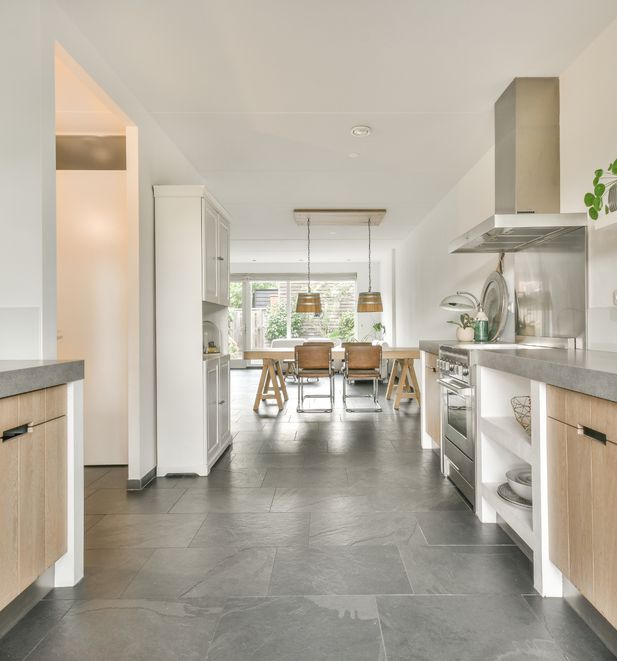 Premium tile flooring installation