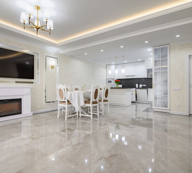 marble floor